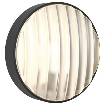 Image of Astro 1032006 Montreal Round 300 Wall Light Textured Black