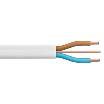 Image of 6242BH 10mm LSF Flat Twin and Earth Cable White 1M