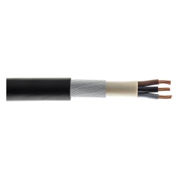 Image of 6943LSH LSZH 10mm 3 Core Armoured Cable 1M
