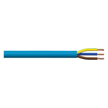 Image of 3183Y 1.5mm 230V Flexible Arctic Blue Cable 3 Core 1M