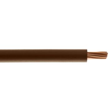 Image of 6181Y 16mm Flexible Double Insulated Tails Brown 1M