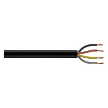 Image of H07RNF 4 Core 1.5mm Rubber Harmonised Flexible Cable 1M