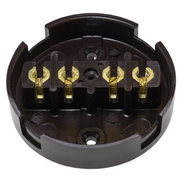 Image of BG Electrical 604 20A Terminal Junction Box 4 Way Brown