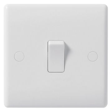 Image of BG Electrical 813 10A Intermediate Switch 1 Gang White
