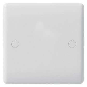 Image of BG Electrical 894 Blank Plate 1 Gang White