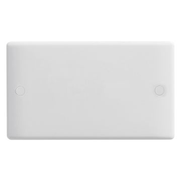Image of BG Electrical 895 Blank Plate 2 Gang White