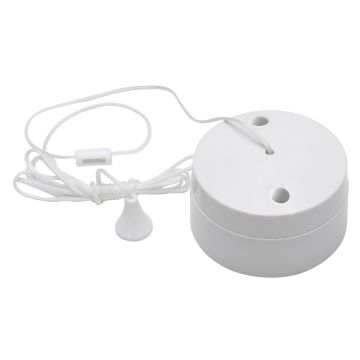 Image of BG Electrical Ceiling Pull Cord Switch 6A Two Way SP Surface White