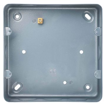 Image of BG Electrical MC503 Flush Mounting Metalclad Grid 6 or 8 Gang Grey