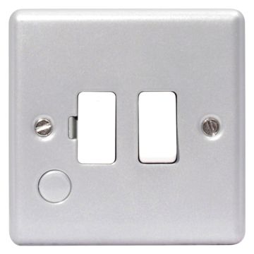 Image of BG Electrical MC550F 13A DP Metalclad Switched Fused Spur Flex Grey