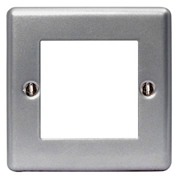 Image of BG Electrical Metalclad MC5EMS2 2 Module Square Front Plate