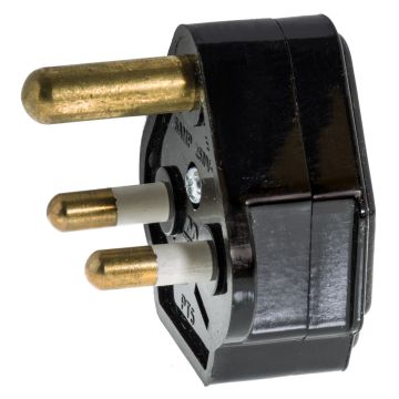 Image of BG Electrical 13A Standard Plug Top Black