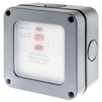 Image of BG Electrical Storm WP55RCD DP 13A Outdoor Unswitched Fused Spur Neon IP66