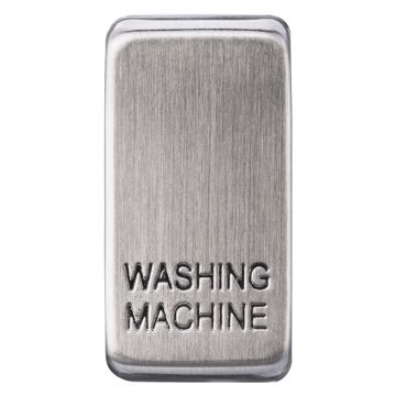 Image of BG Nexus Grid RRWMBS Rocker Printed Washing Machine Brushed Steel