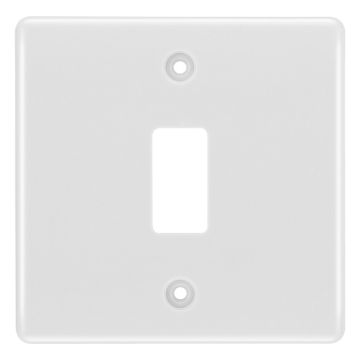 Image for BG Nexus 1 Gang Grid Module Front Plate White