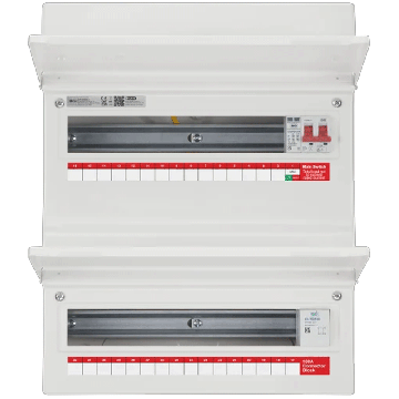 Image of BG 31 Way RCBO Consumer Unit with SPD and Main Switch CF236MS31