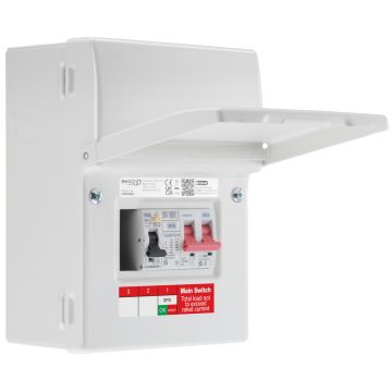 Image of BG EV Consumer Unit RCBO 100A Main Switch 40A RCBO SPD