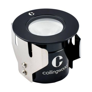 Collingwood LED Ground Light 3000K Black IP68