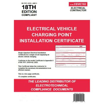 Image of Docstore 18th Edition EV Charging Point Installation Certificate