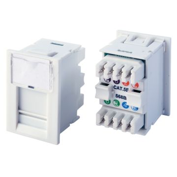 Image of CAT5E RJ45 Data Module for LJU6C Floor Box