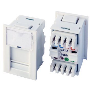 Image of CAT6 RJ45 Data Module for LJU6C Floor Box