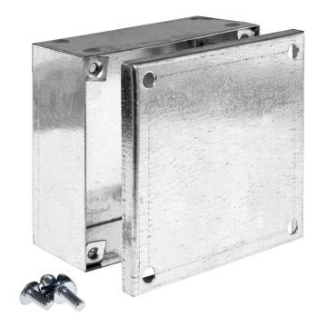 Image of Metal Adaptable Box 100x100x50mm Plain Galvanised