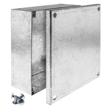 Image of Metal Adaptable Box 150x150x50mm Plain Galvanised