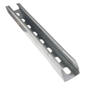 Image of Metal Channel Heavy Duty Slotted 41x41mm 3M