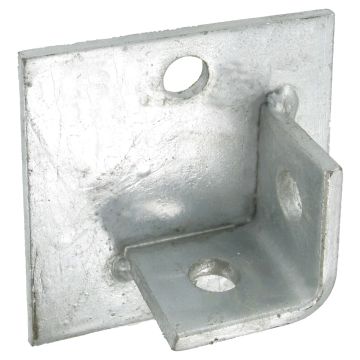 Image of Channel Base Plate Double Lug 100x100mm