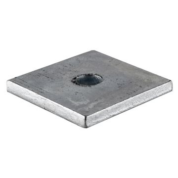 Image of M6 6mm Flat Square Plate 1 Hole Each