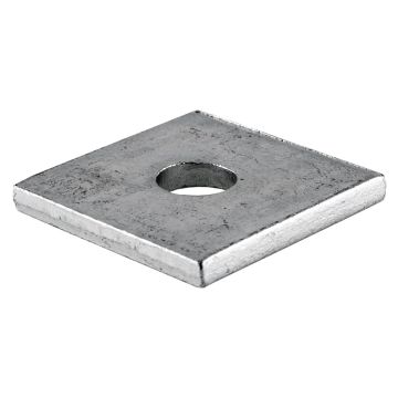 Image of M10 10mm Flat Square Plate 1 Hole Each