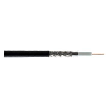 Image of CT100 Satellite CCTV CoAxial Cable Black CAI 100M
