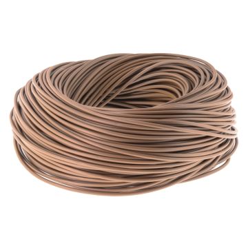 Image of PVC Over Sleeving 4mm Brown 100M