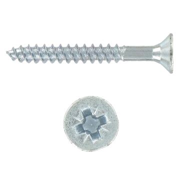 Image of Pozi Drive Countersunk Screw No.10 x 1 Inch 200 Pack