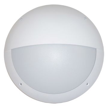 Image of Eterna LED Eyelid Bulkhead 12W 800lm 4200K White Opal IP66