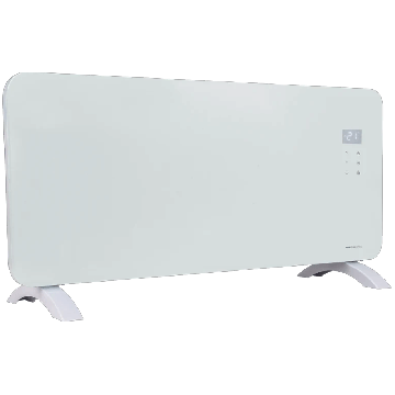 Image of Masterplug Auraline Glass Panel Heater WiFi White 2kW