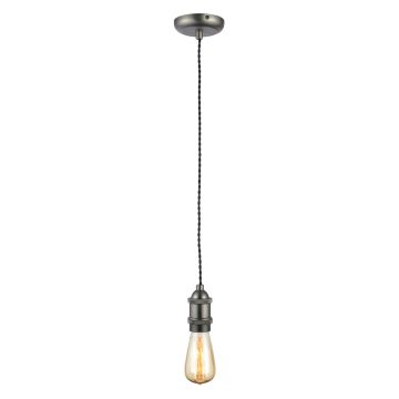 Image of Inlight Vintage Ceiling Light E27 Pewter