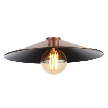 Image of Inlight Rigel Wide Fisherman Pendant Ceiling Shade Antique Copper