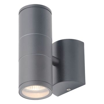 Image of Forum Lighting Islay GU10 Up and Down Outdoor Spotlight Anthracite