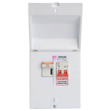 Fusebox Fused Isolator Switch 100A SP&N SF0100