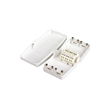 Image of Hager Ashley J803 3 Terminal Junction Box 32A White