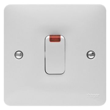 Image of Hager Sollysta 20A Switch DP Neon White WMDP84N