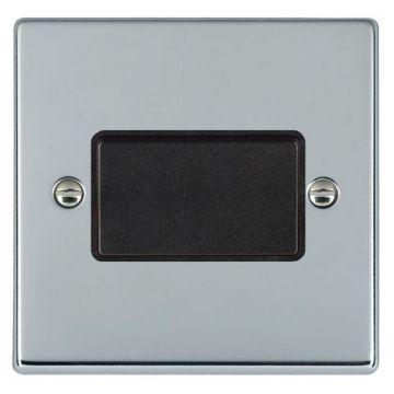 Image of Hamilton Hartland Fan Isolator Switch TP 10A Polished Chrome Black