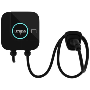 Image of Hydra Cubus 7kW EV Charger Tethered HC-7-T-BLK