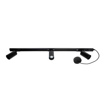 Image of Forum Cayo Track Light 3 Head GU10 1m Black