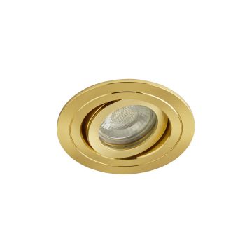 Image of Forum Cali Downlight GU10 35W Satin Brass IP44