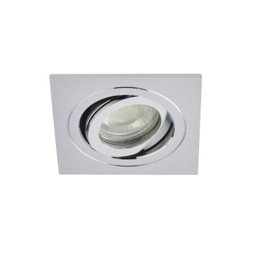 Image of Forum Cali Downlight Square GU10 35W Chrome IP65