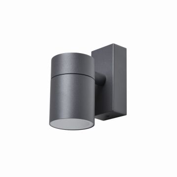 Forum Zink Leto GU10 Outdoor Spotlight Anthracite
