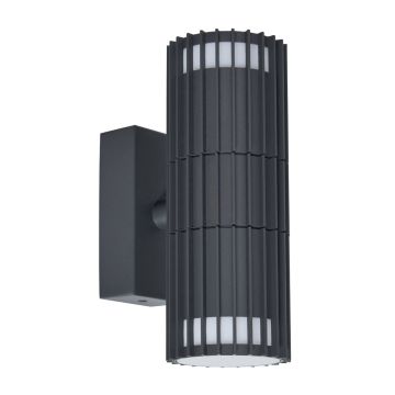 Image of Forum Muto Up & Down Wall Light GU10 7W Anthracite IP65