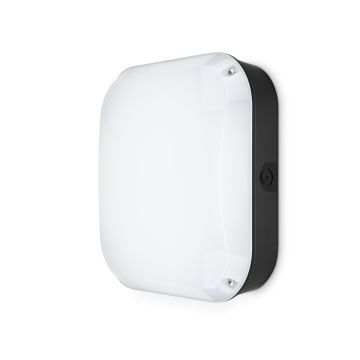 JCC RadiaLED Rapid Pro LED Bulkhead Square 12-20W CCT Black IP65