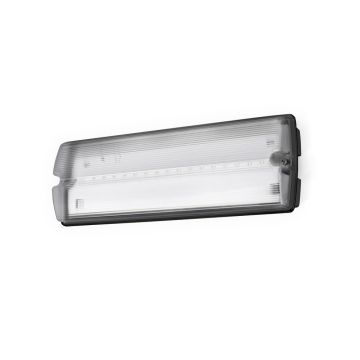Image of JCC EscapeLUX Emergency Bulkhead Light Legends 2W 6000K Black IP66